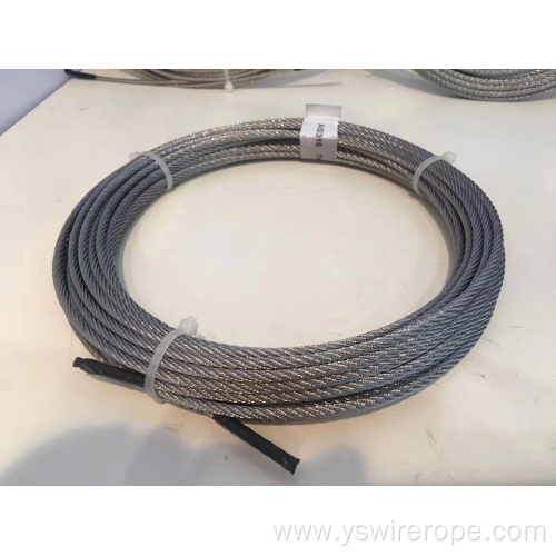 304 stainless steel wire rope 1x7 2.0mm